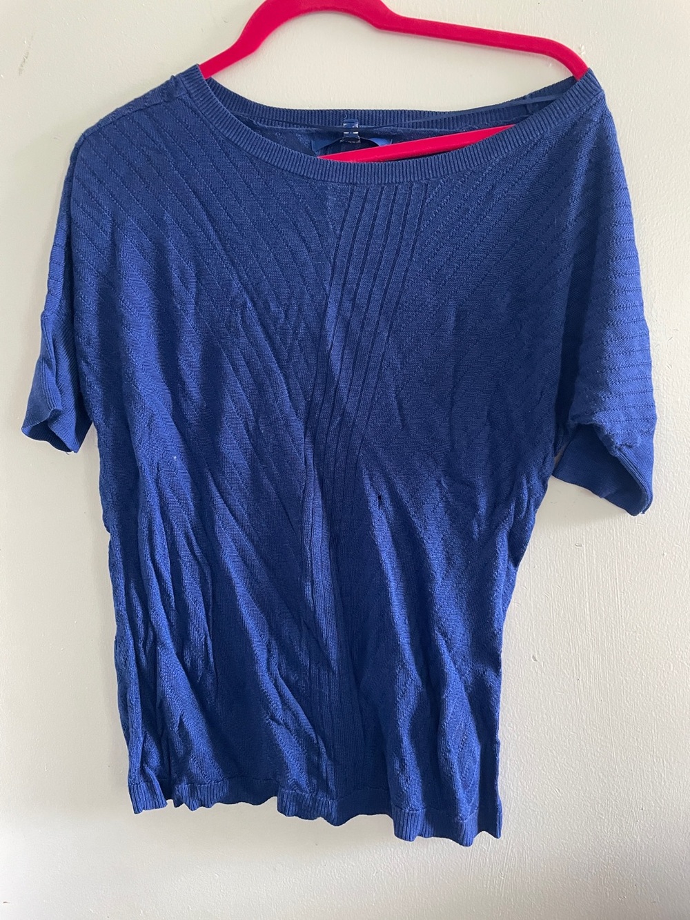 Apt. 9 Short Sleeve Knit Top in Royal Blue